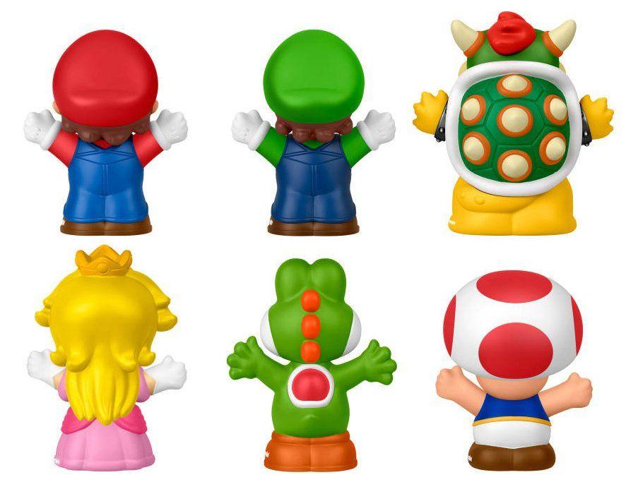 Kit Bonecos do Mundo Mario Bros Little People Mattel - 5