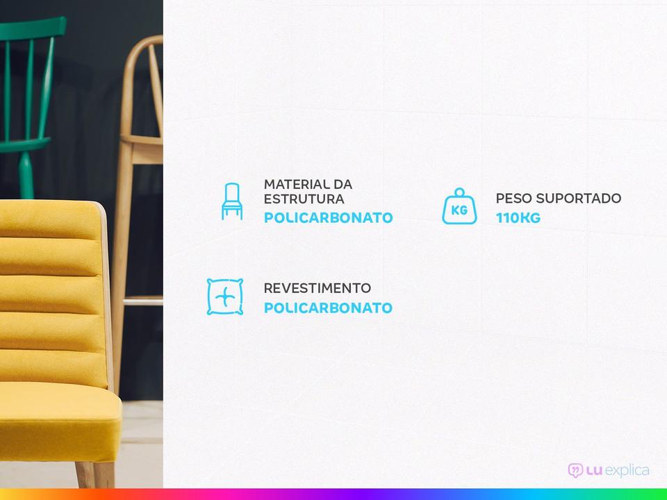 Kit Cadeira Escritório Secretária 2 Unidades Empório Tiffany Eames PC Office - 1