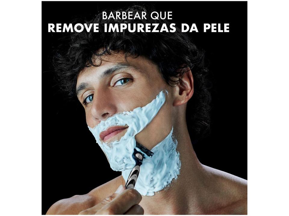 Kit Carga para Aparelho de Barbear Gillette Mach 3 Carbono 10 Unidades  com Necessaire - 2