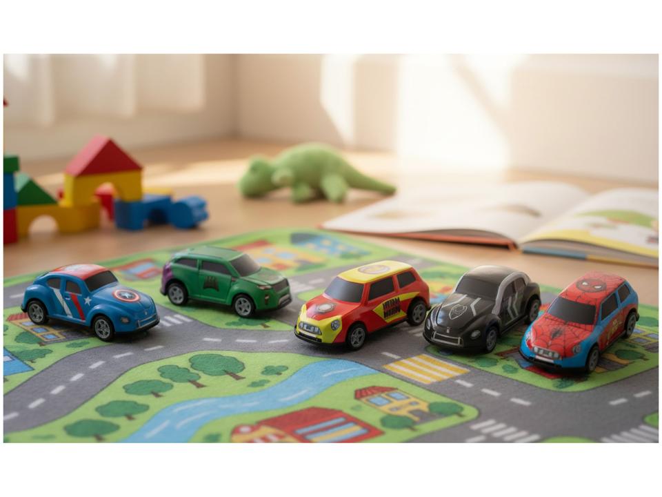 Kit Carrinhos Marvel Avengers Hero Machine - 1