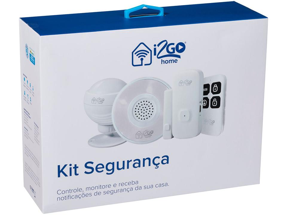 Kit Casa Segura I2GO - I2GOTH725 Controle por Smartphone - 12