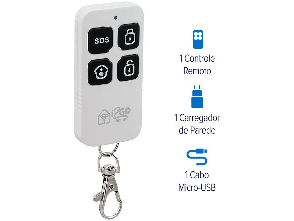 Kit Casa Segura I2GO - I2GOTH725 Controle por Smartphone - 9