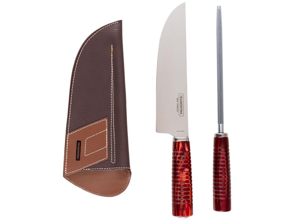 Kit Churrasco 3 Peças Tramontina - Polywood 21199/795 - 2