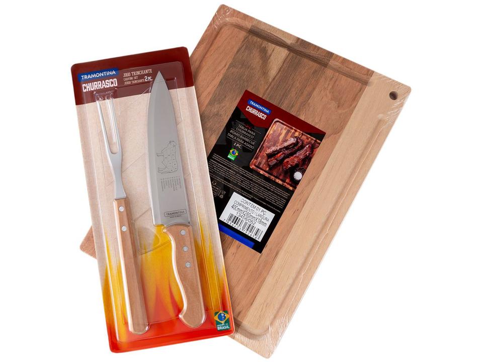 Kit Churrasco Tramontina 40x28x3,7cm 3 Peças - 19
