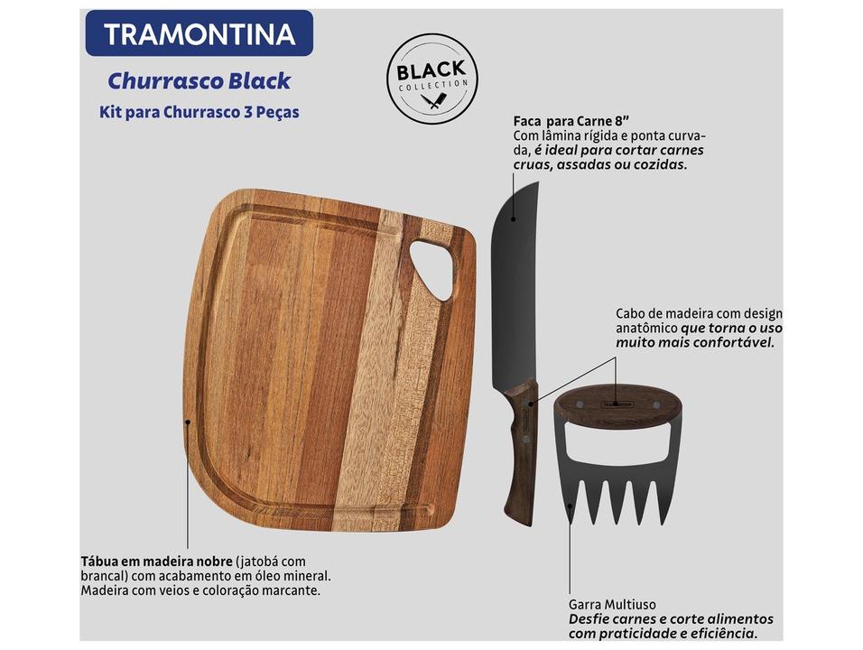Kit Churrasco Tramontina Black 3 Peças - 2