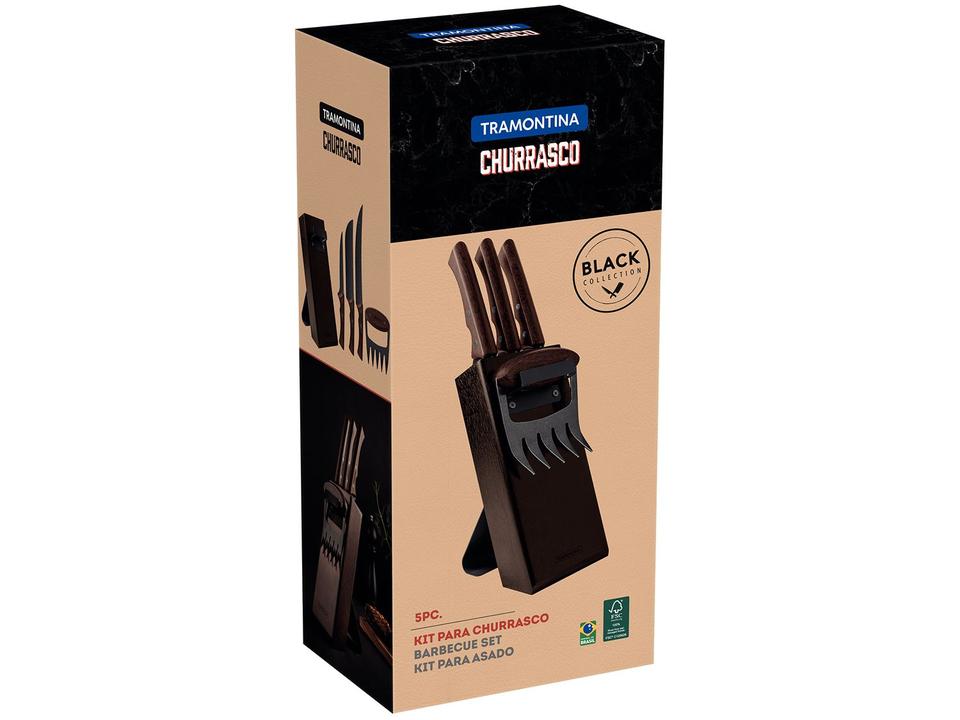 Kit Churrasco Tramontina Black 5 Peças - 3