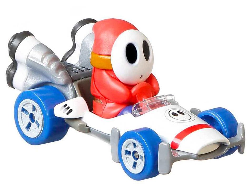 Kit com 4 Carros Surpresa Hot Wheels Mario Kart Mattel - 11