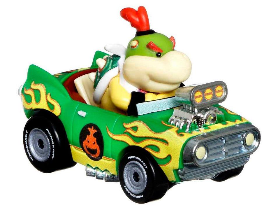 Kit com 4 Carros Surpresa Hot Wheels Mario Kart Mattel - 8