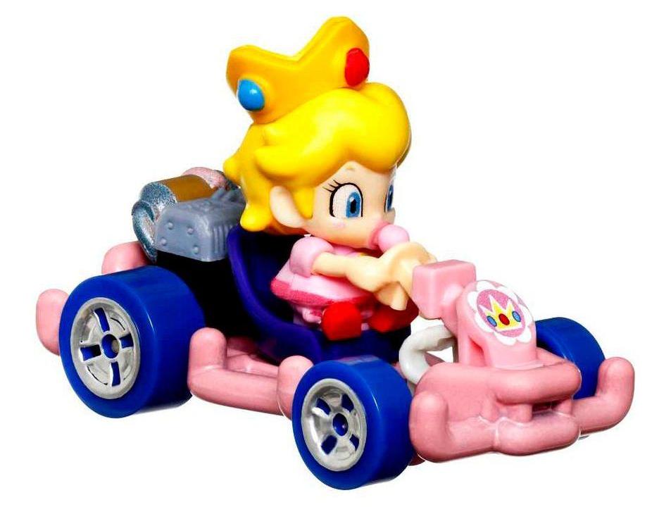 Kit com 4 Carros Surpresa Hot Wheels Mario Kart Mattel - 10