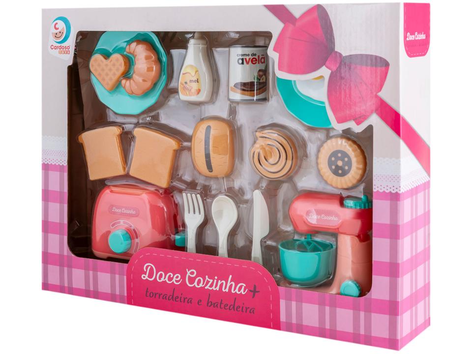 Kit Cozinha Infantil Doce Cozinha Torradeira e - 8
