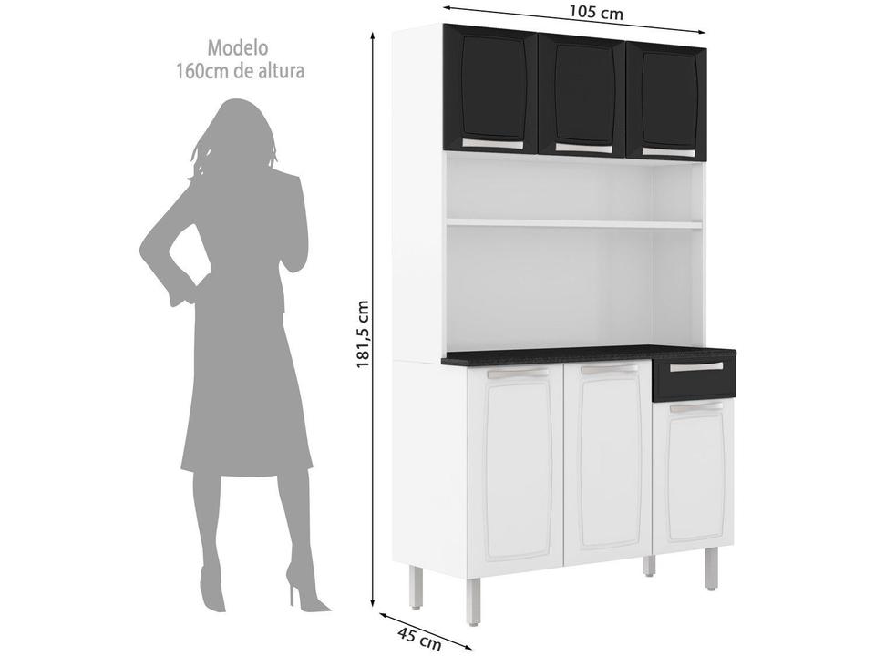 Kit Cozinha Itatiaia Rose com - 5