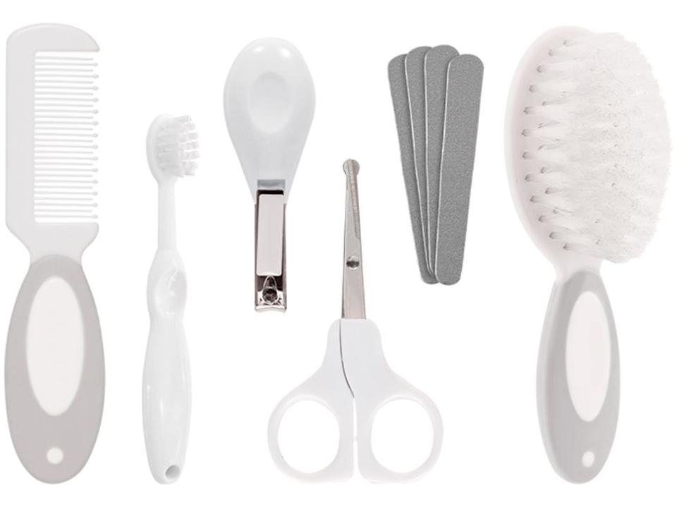Kit Cuidados Bebê Buba Cinza 9 Peças com Estojo - 2