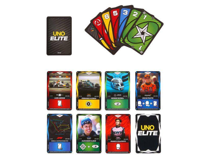 Kit de Cartas Exclusivas UNO Elite F1 Mattel - 2