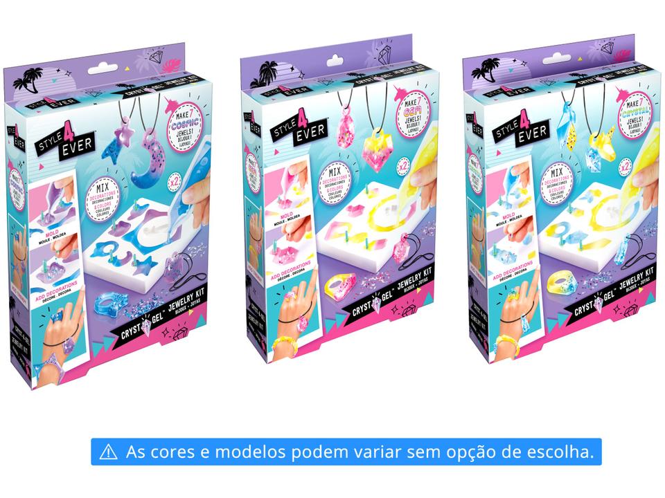 Kit de Joias Pulseiras Gel Style Forever FUN - 1