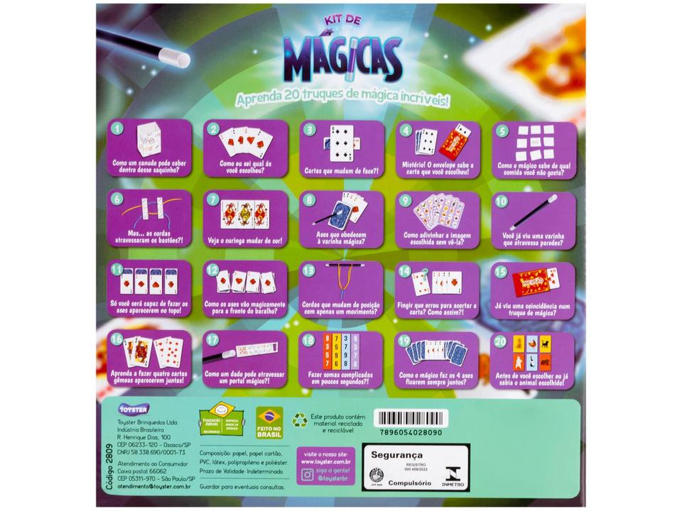 Kit de Mágica Infantil Toyster Brinquedos - 5