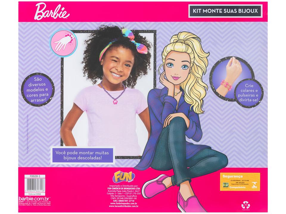 Kit de Miçangas Barbie Monte suas Bijoux - 4