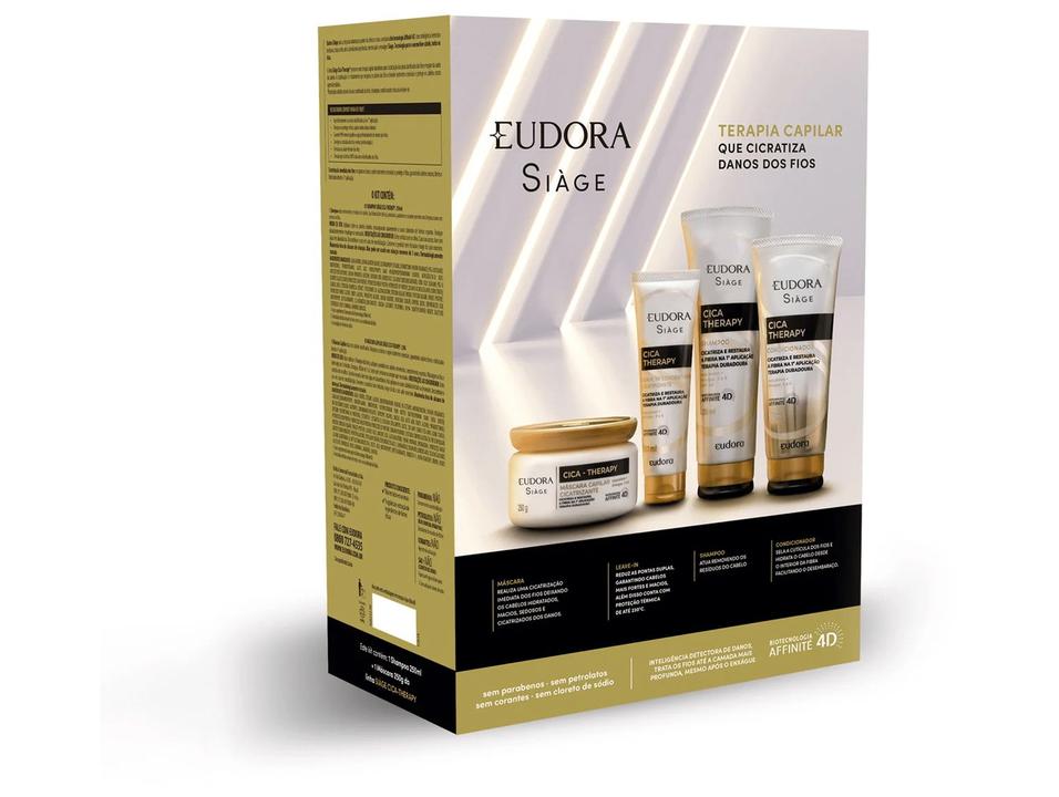 Kit de Tratamento Capilar Eudora Siàge Cica-therapy Shampoo e Máscara - 1