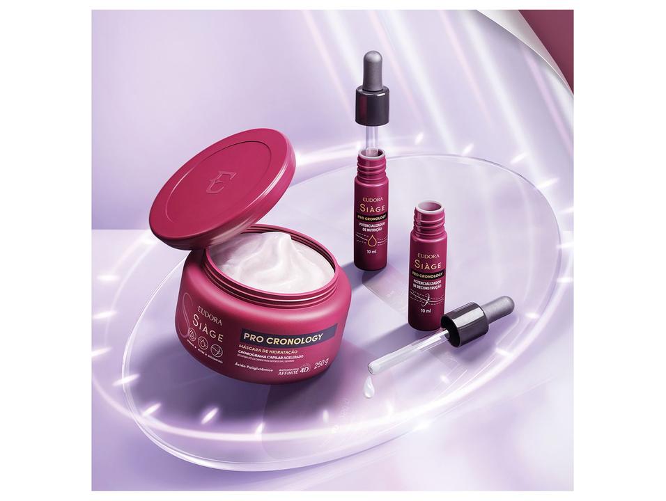 Kit de Tratamento Capilar Eudora Siàge Pro Cronology Máscara Potencializador de Nutrição Potencializador de Reconstrução - 4