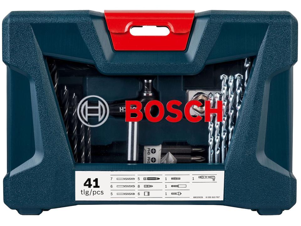 Kit Ferramentas Bosch 41 Peças V-Line 41 - com Maleta - 1