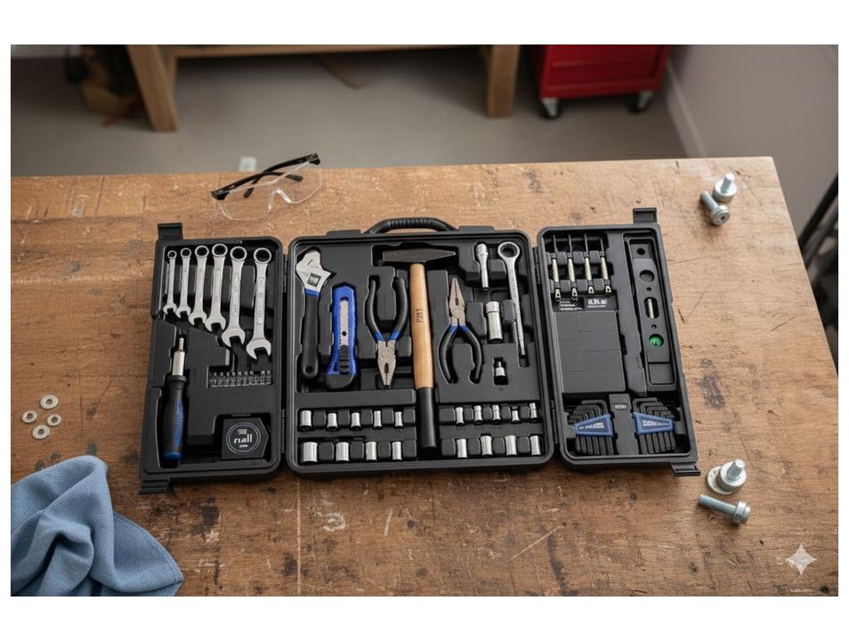 Kit Ferramentas Nell 160 Peças MB-TO029 com Maleta - 1