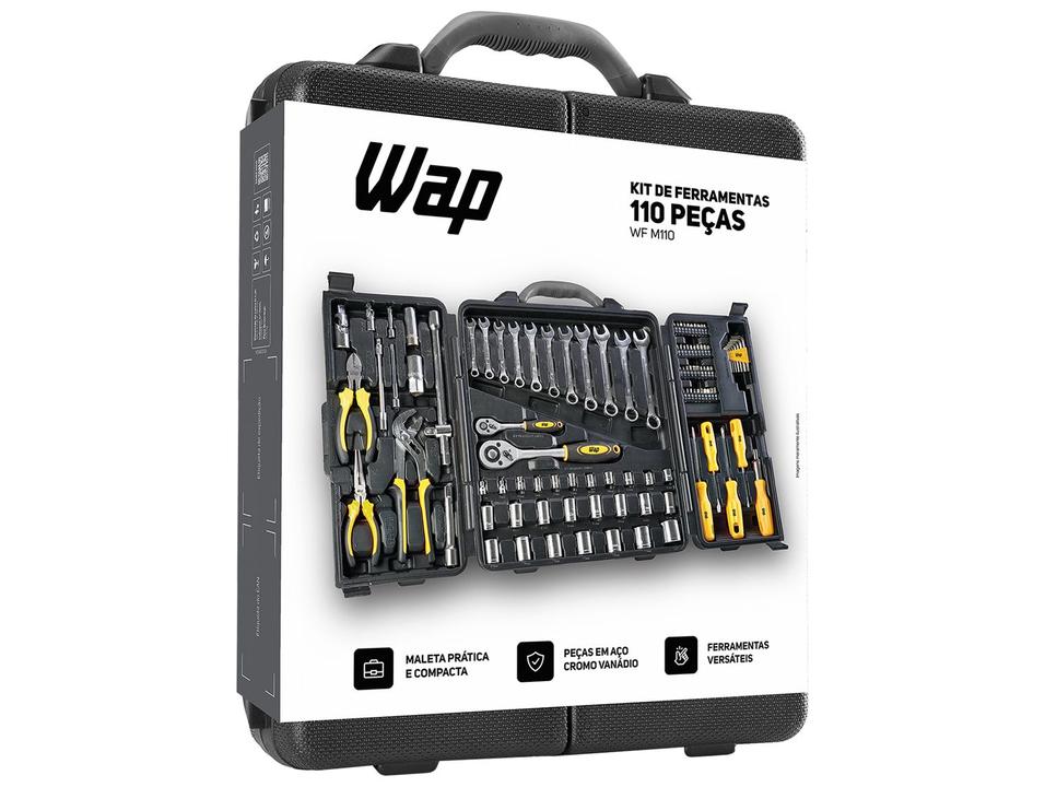 Kit Ferramentas WAP 110 Peças WF M110 - 26