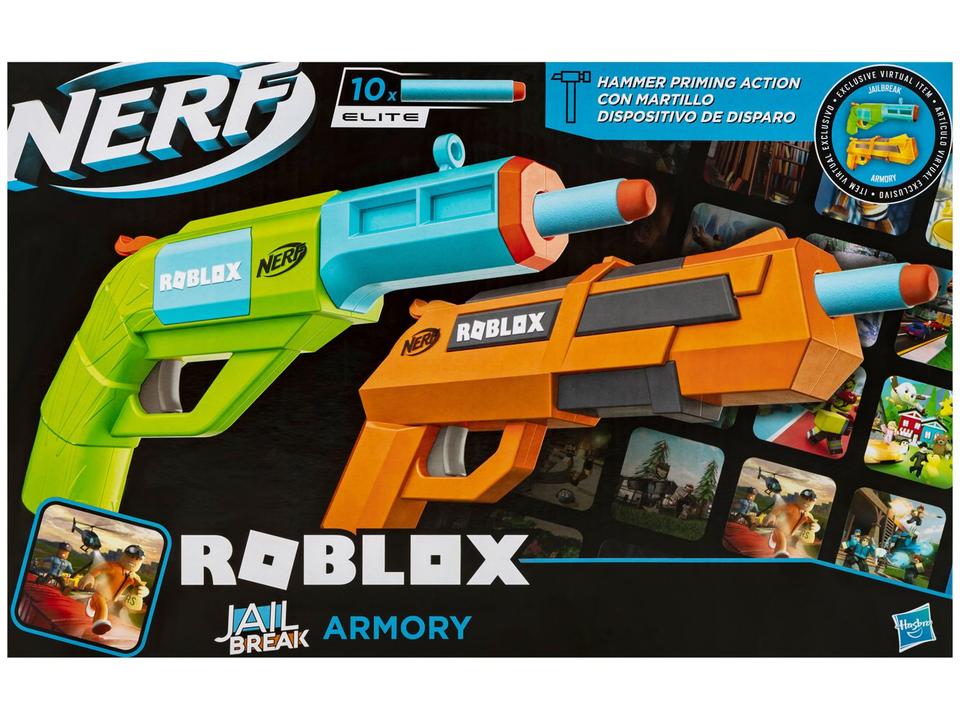 Kit Lançadores de Dardos Roblox Nerf - 12