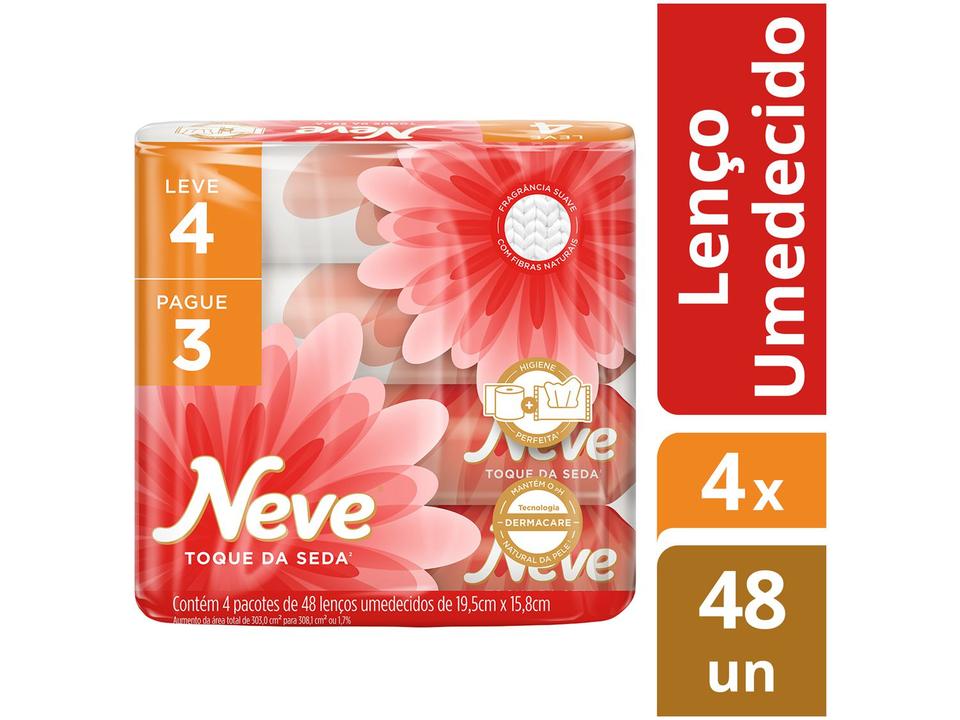 Kit Lenço Umedecido Neve Toque de Seda - 1