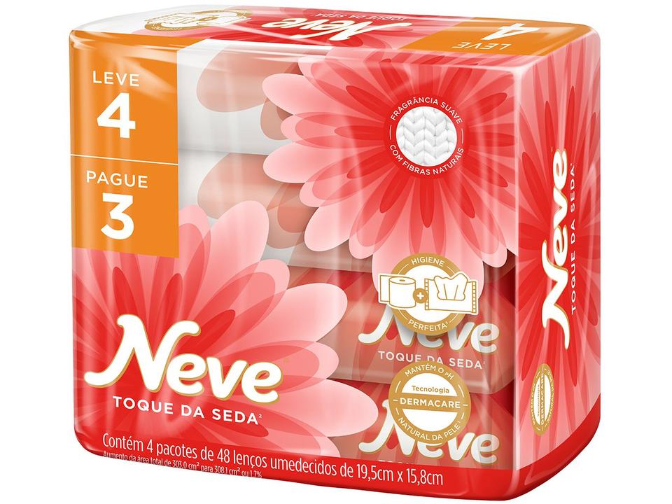 Kit Lenço Umedecido Neve Toque de Seda - 2
