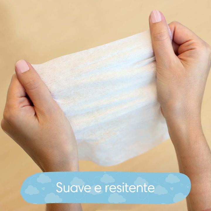 Kit Lenços Umedecidos para Limpeza Pampers Cuidado de Bebê 576 Unidades - 5