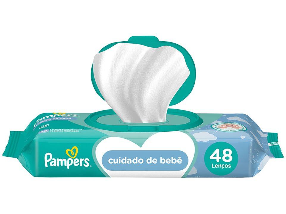 Kit Lenços Umedecidos para Limpeza Pampers Cuidado de Bebê 576 Unidades - 1