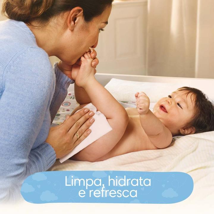Kit Lenços Umedecidos para Limpeza Pampers Cuidado de Bebê 576 Unidades - 4