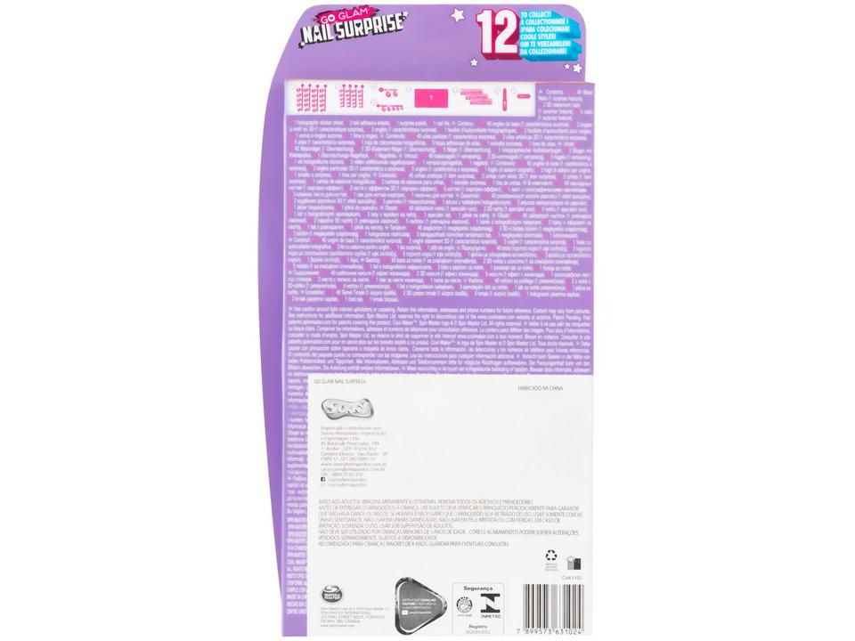 Kit Manicure Infantil Go Glam Nail Surpresa - 6