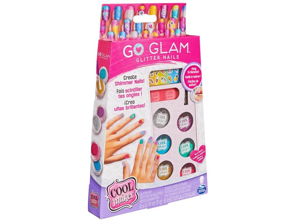 Kit Manicure Infantil Nail Glitter - 7