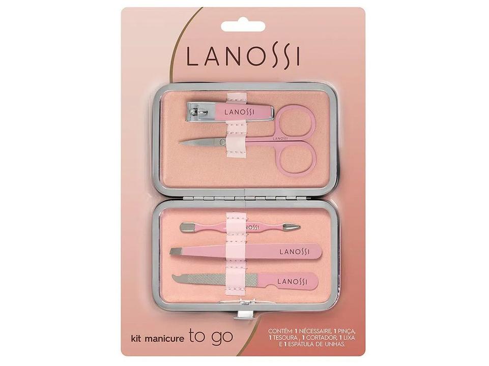 Kit Manicure Lanossi To Go com Estojo 5 Peças - 2