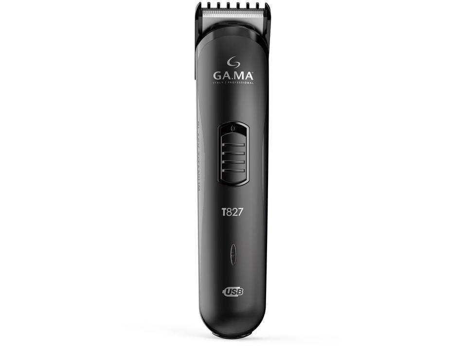 Kit Máquina de Cortar Cabelo GAMA Italy Black Titanium T747 - 4
