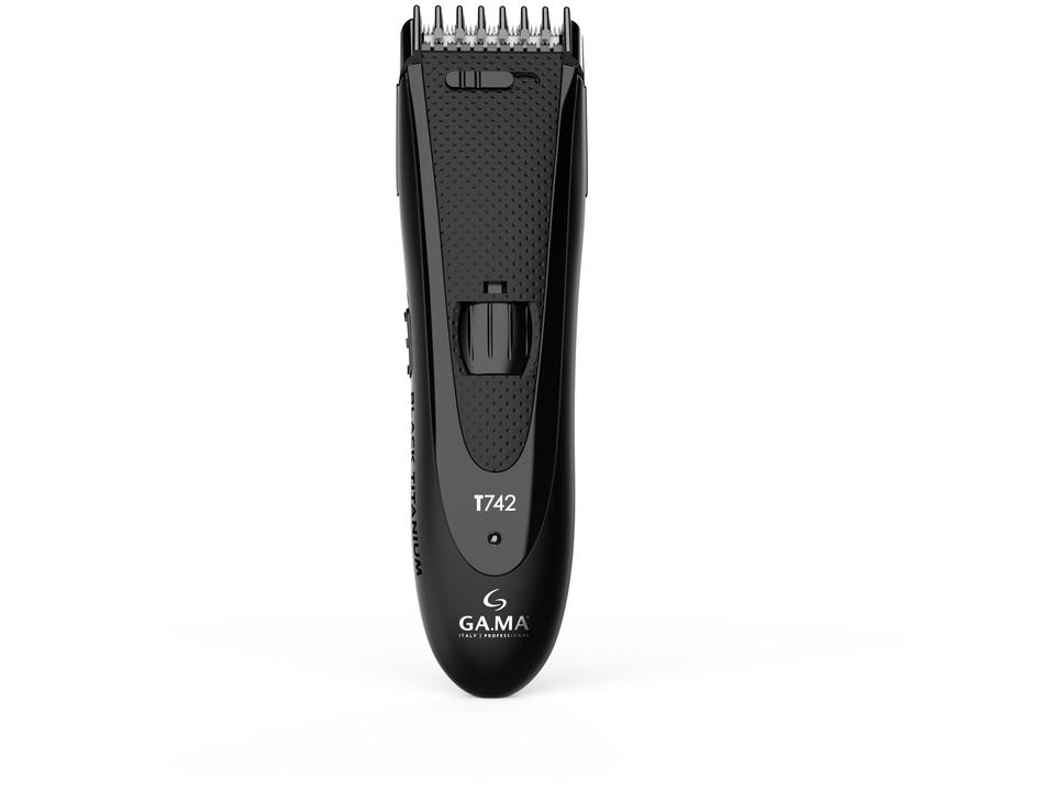 Kit Máquina de Cortar Cabelo GAMA Italy Black Titanium T747 - 6