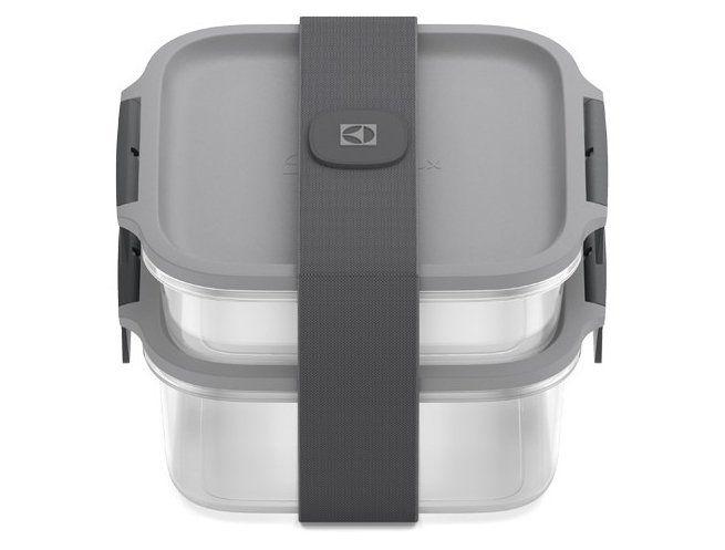 Kit Marmita Empilháveis Electrolux Lunch Box Cinza - 6