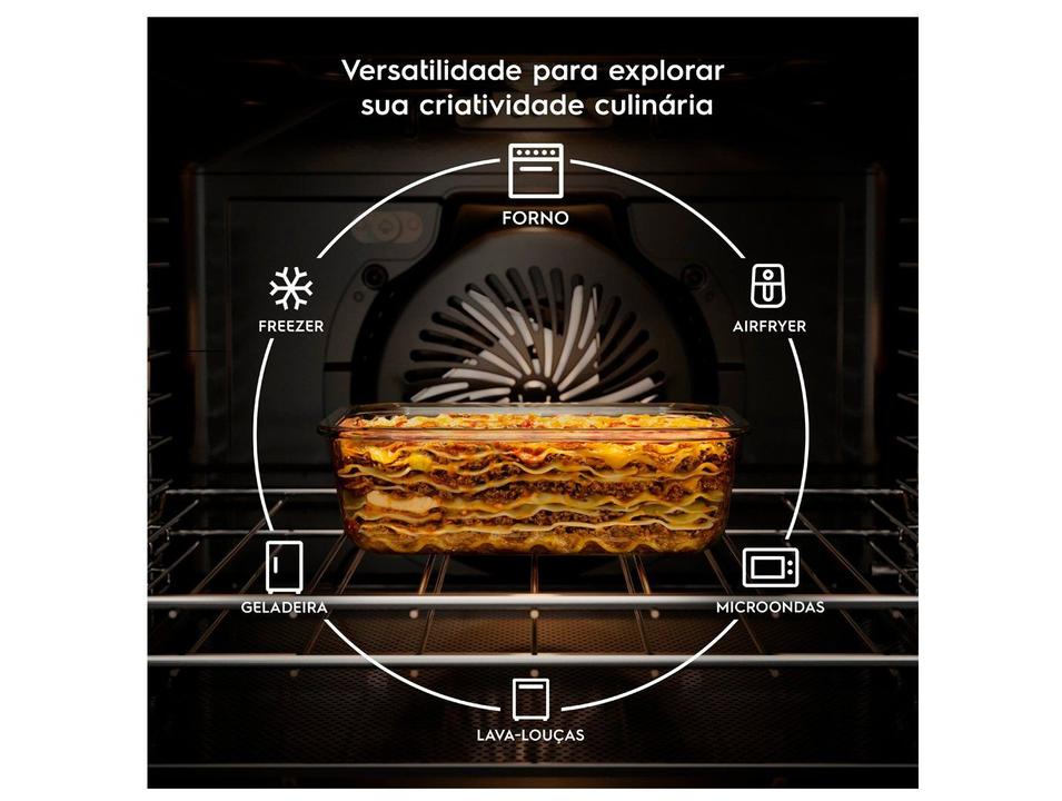 Kit Marmitas Empilháveis Electrolux Lunch Box Cinza 2 Peças - 3