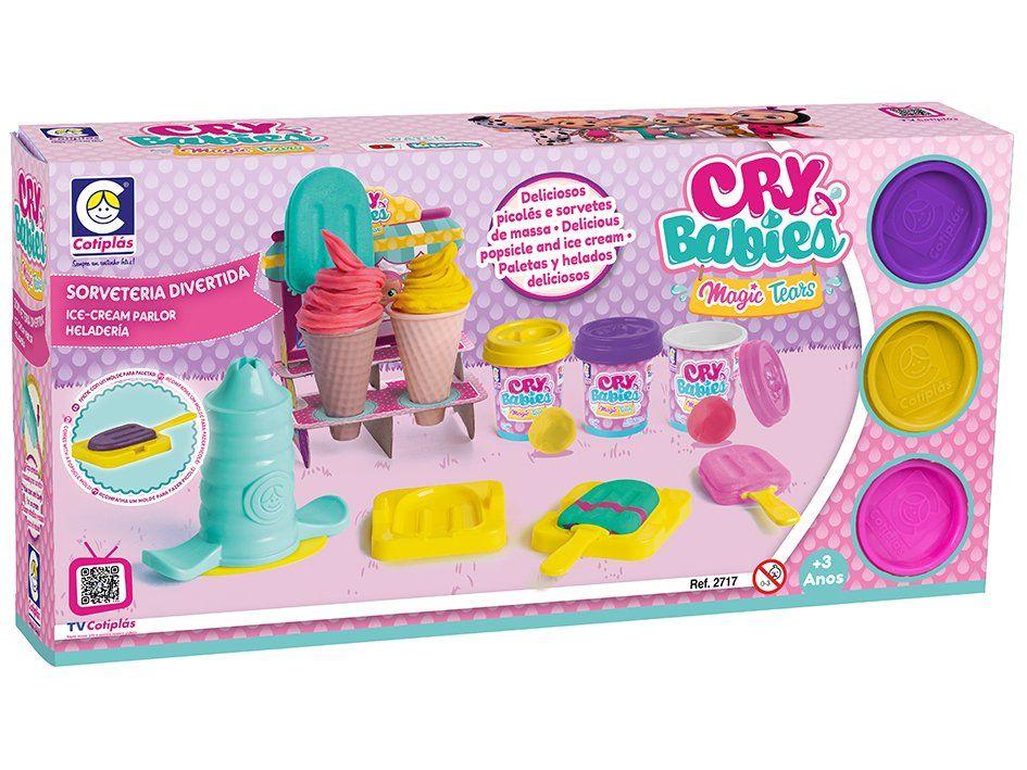 Kit Massinha Cry Babies Sorveteria Divertida - 6