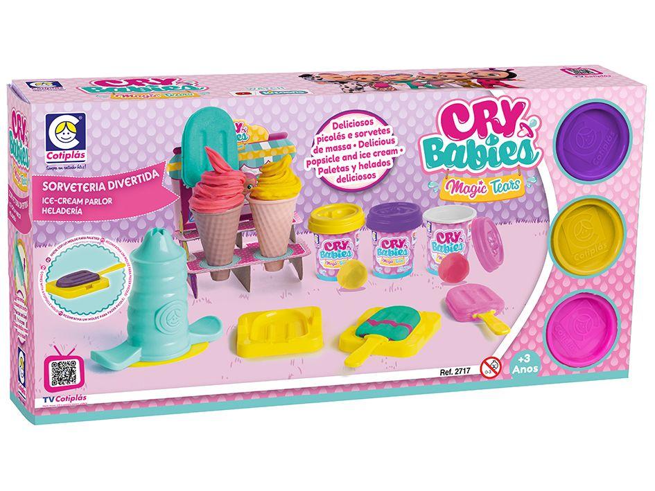 Kit Massinha Cry Babies Sorveteria Divertida - 6