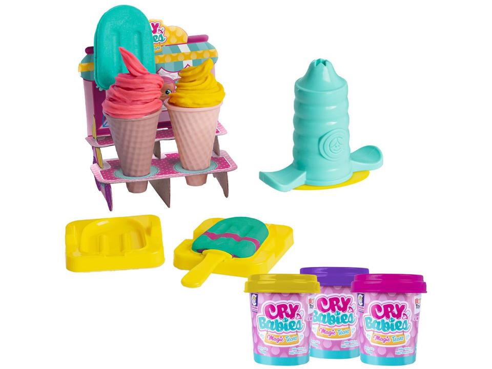 Kit Massinha Cry Babies Sorveteria Divertida - 1