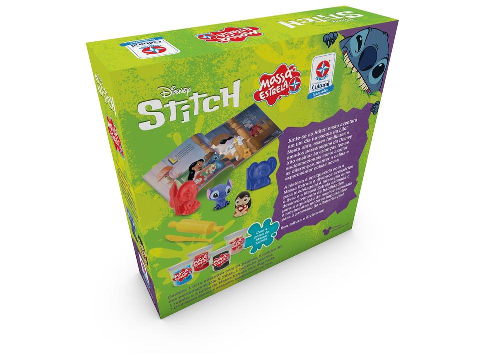 Kit Massinha Disney Stitch Super Massa Estrela - 8