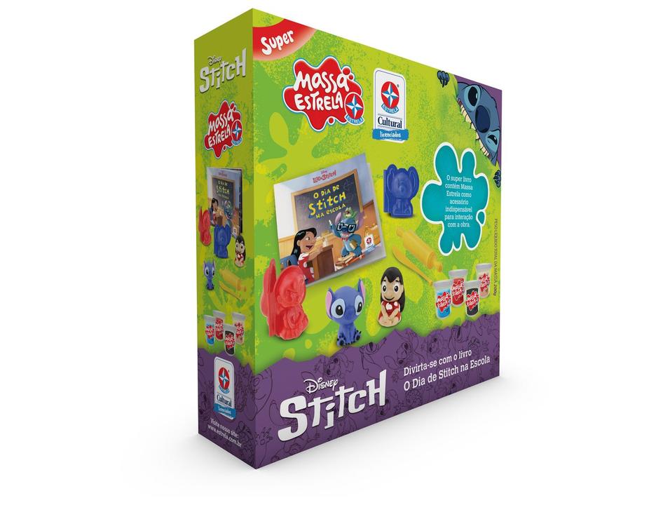 Kit Massinha Disney Stitch Super Massa Estrela - 7