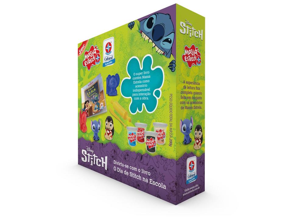 Kit Massinha Disney Stitch Super Massa Estrela - 9