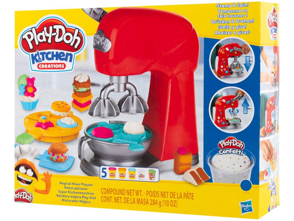 Kit Massinha Kitchen Creations Play-Doh Misturador - 12