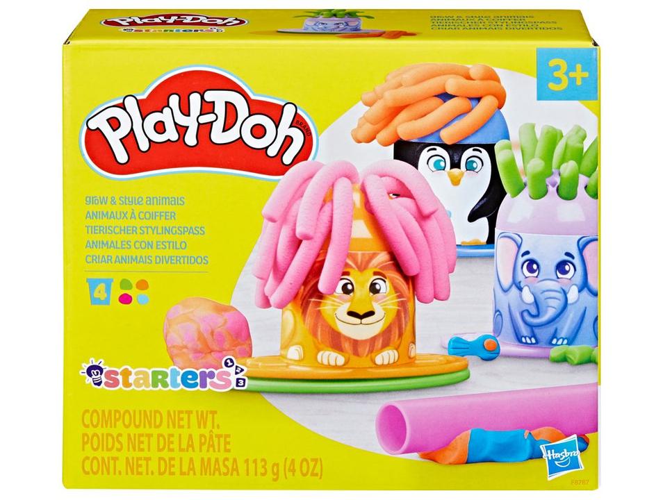 Kit Massinha Play-Doh Animais com Estilo Hasbro - 6