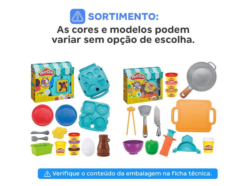Kit Massinha Play-Doh Crazy Waffle Cafe - 1