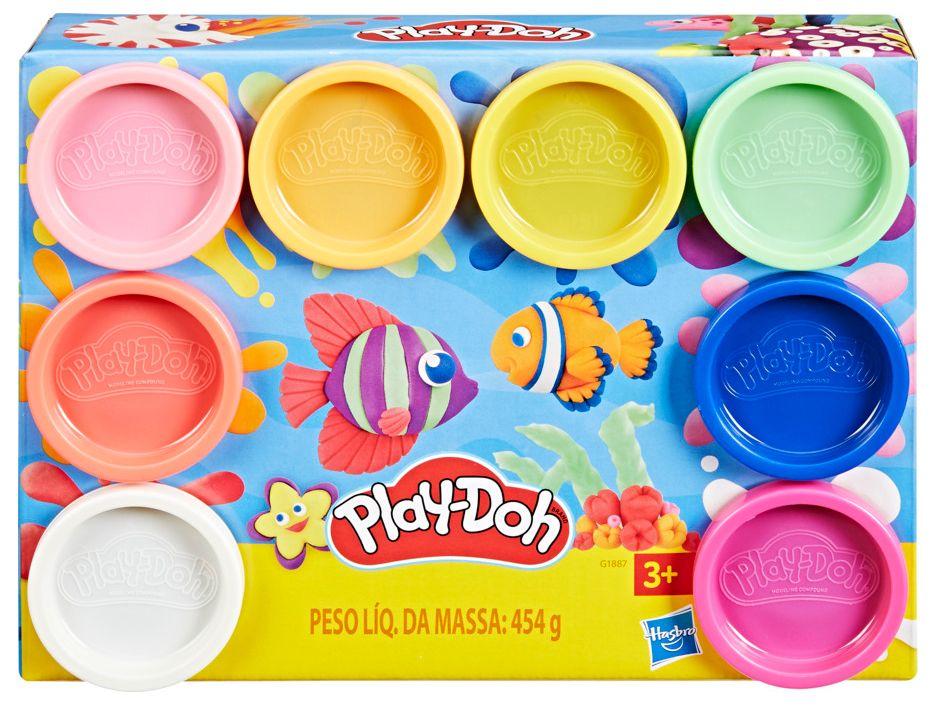 Kit Massinha Play-Doh Hasbro com 8 Potes - 2