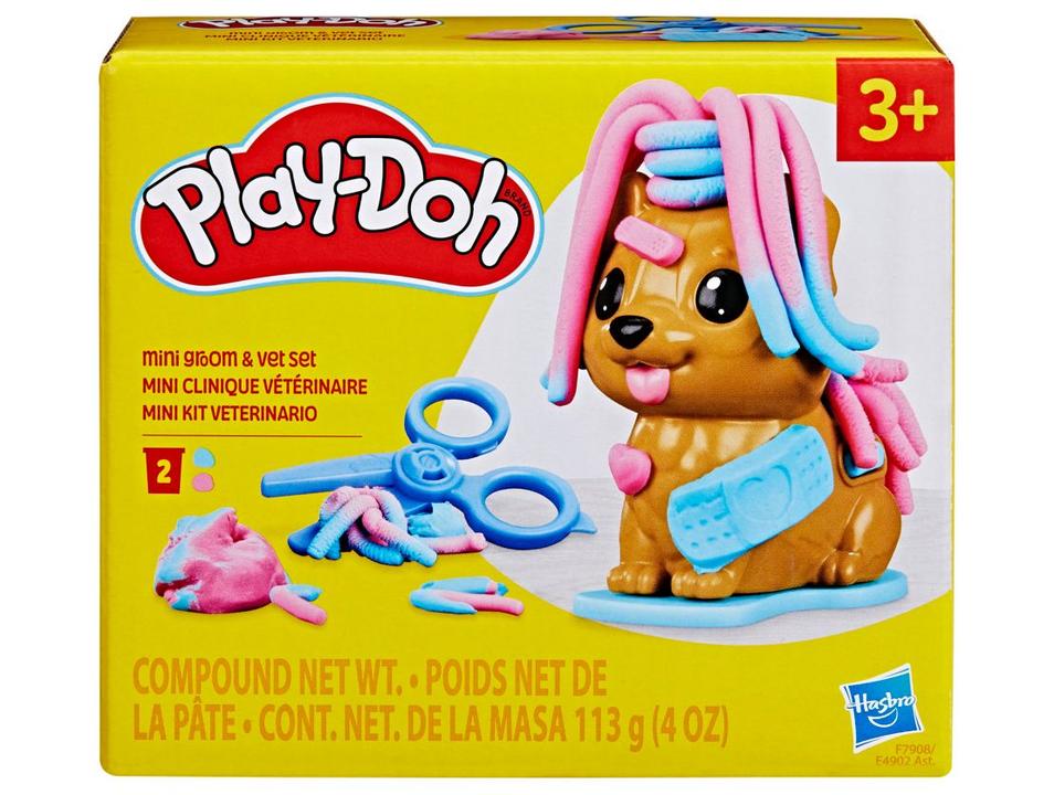 Kit Massinha Play-Doh Mini Kit Veterinário Hasbro - 6