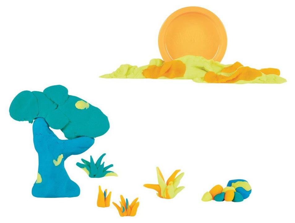 Kit Massinha Play-Doh Mini Safari Playset - 3